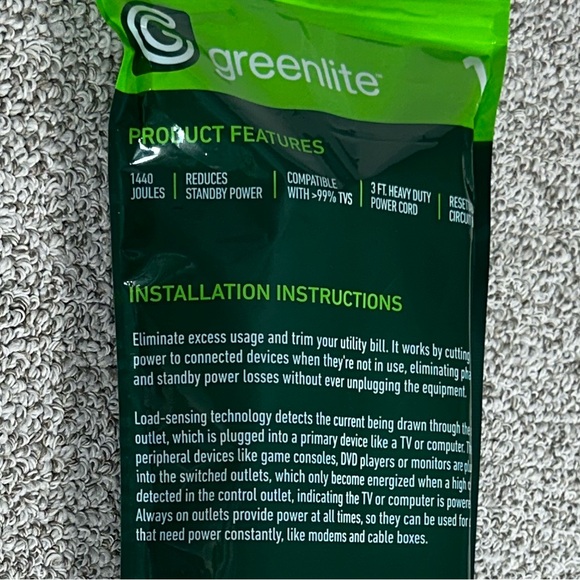 Greenlite Tier 1 Advanced Powerstrip - Picture 4 of 8